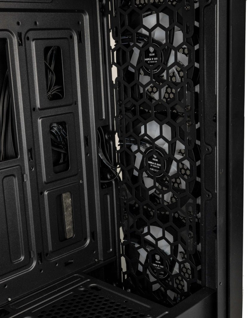 Kolink Observatory Duo ARGB Case, Black, Midi Tower - Thumbnail 8