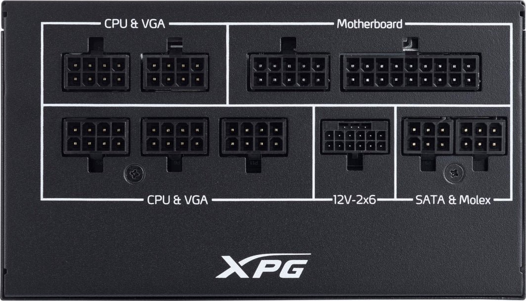 ADATA XPG Core Reactor II VE COREREACTORIIVE850G-BKCEU Power Supply, 850W - Thumbnail 3