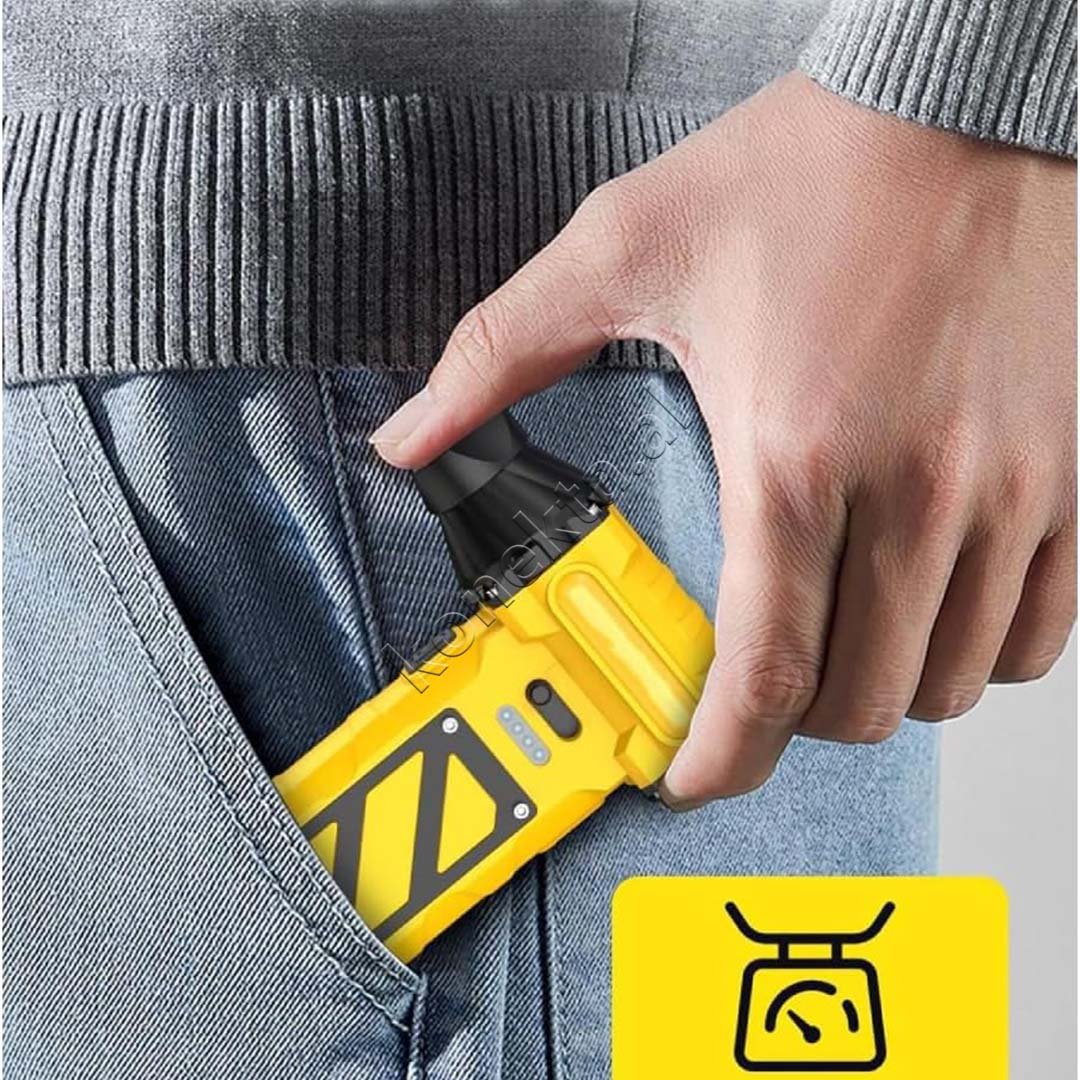 tjetertjeter Turbo Fan, Black/Yellow - Thumbnail 6