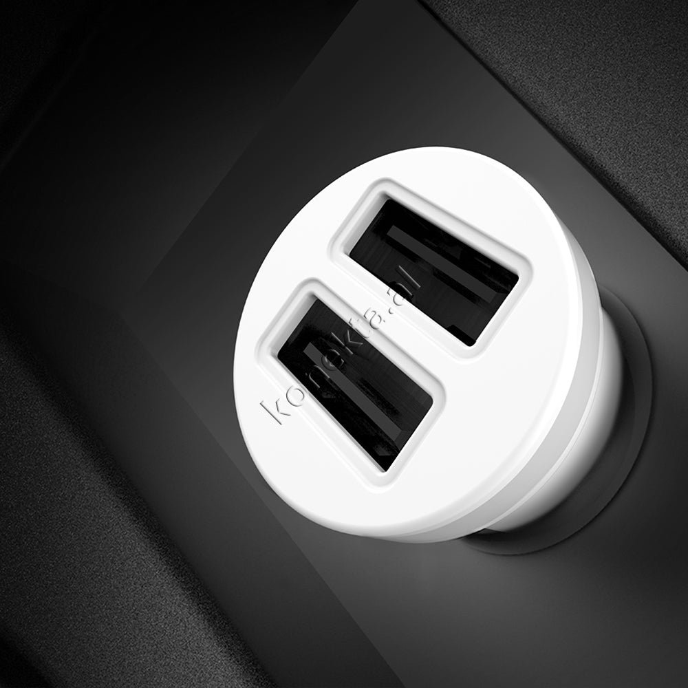 XO Adaptor Karikimi Per Makine, Black and White, 2 Porta USB - Thumbnail 8