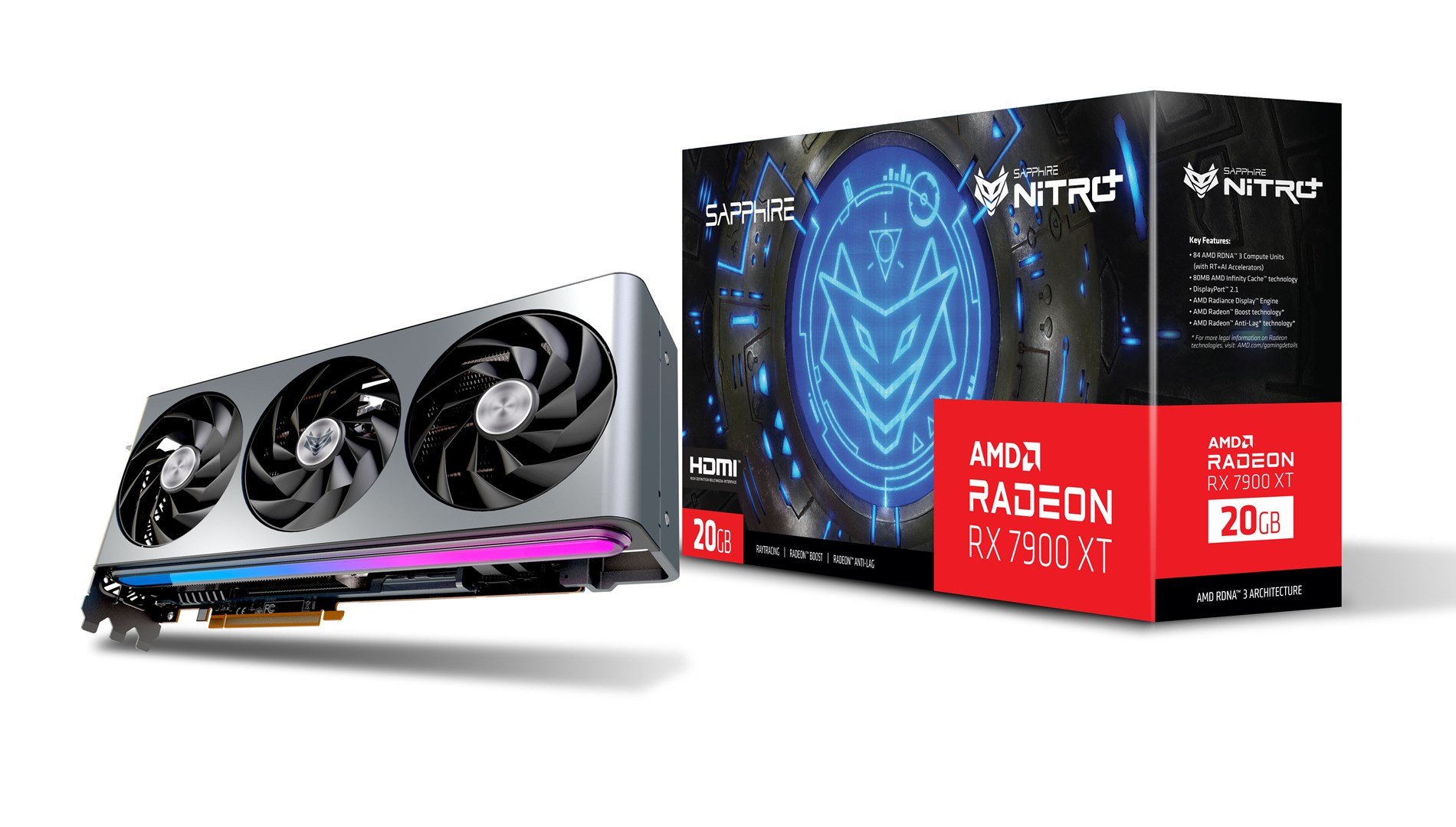Sapphire Nitro+ Radeon RX 7900 XT Vapor-X Graphics Card, 20GB GDDR6 - Thumbnail 8