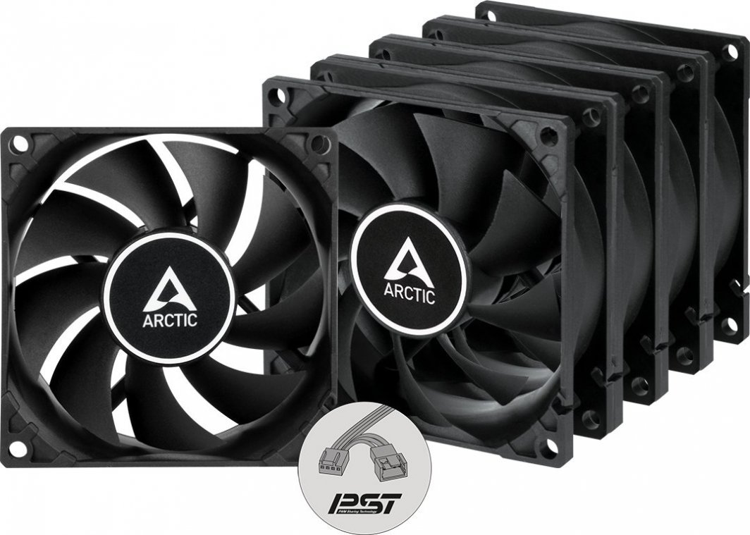 Arctic F8 PWM PST Fan, 5-pack - Image 1