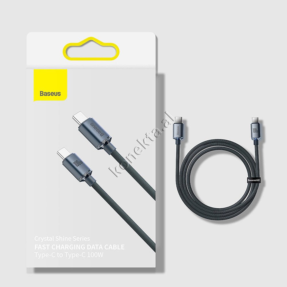 Baseus Type-C to Type-C Cable, 100W, 1m & 2m - Thumbnail 15