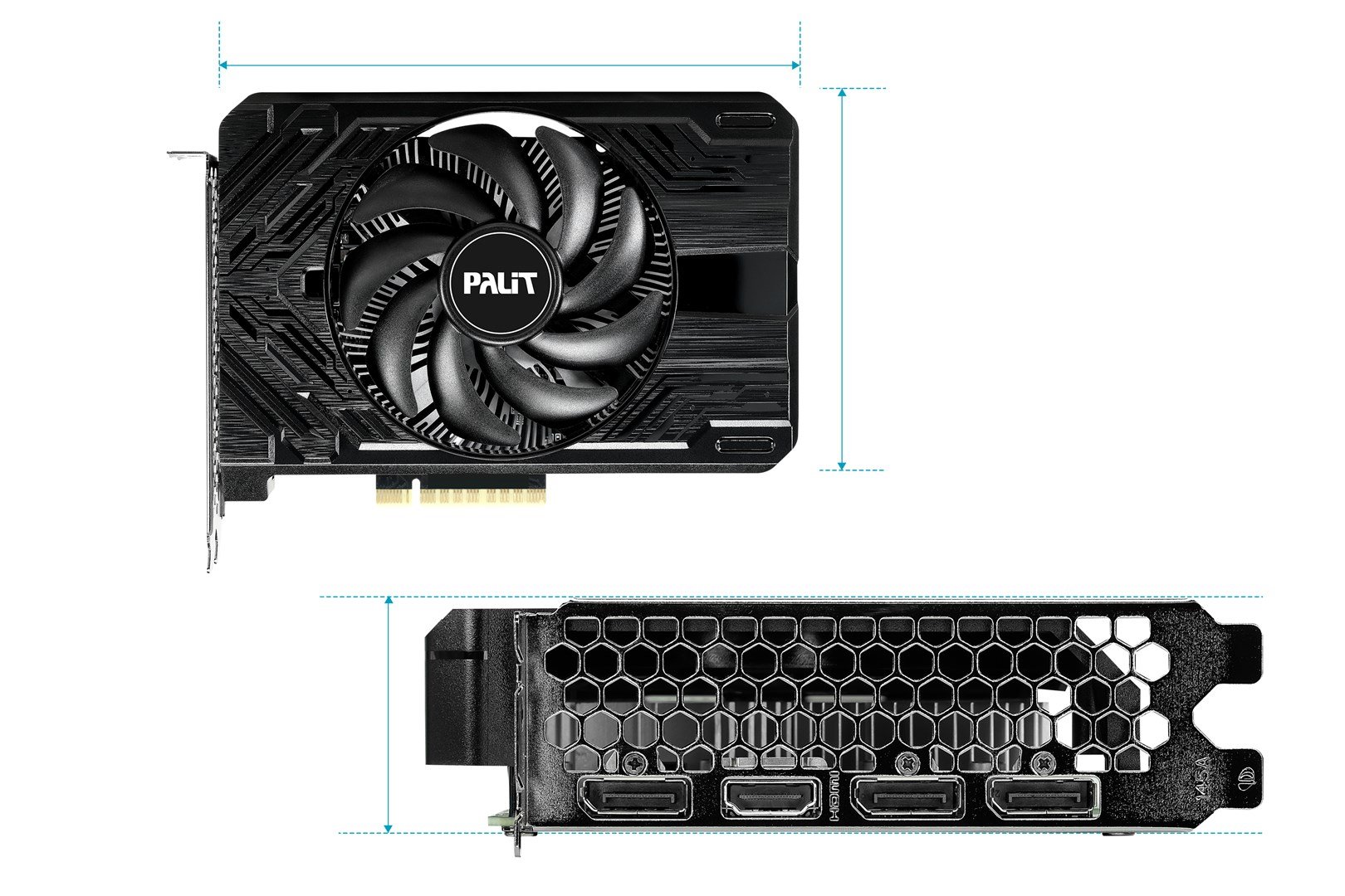 PALiT NVIDIA GeForce RTX 4060 Graphics Card, 8 GB GDDR6, NE64060019P1-1070F - Thumbnail 7