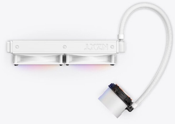NZXT Kraken 240 RGB Cooler, White - Thumbnail 2