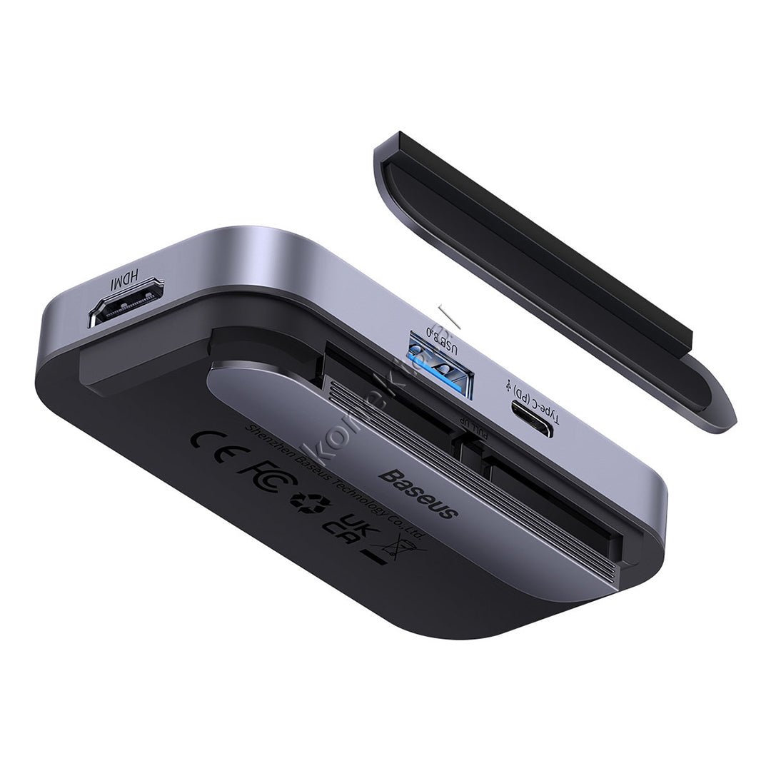 Baseus Multifunctional Type-C Adapter with Tablet Holder and Multiple Ports - Thumbnail 8