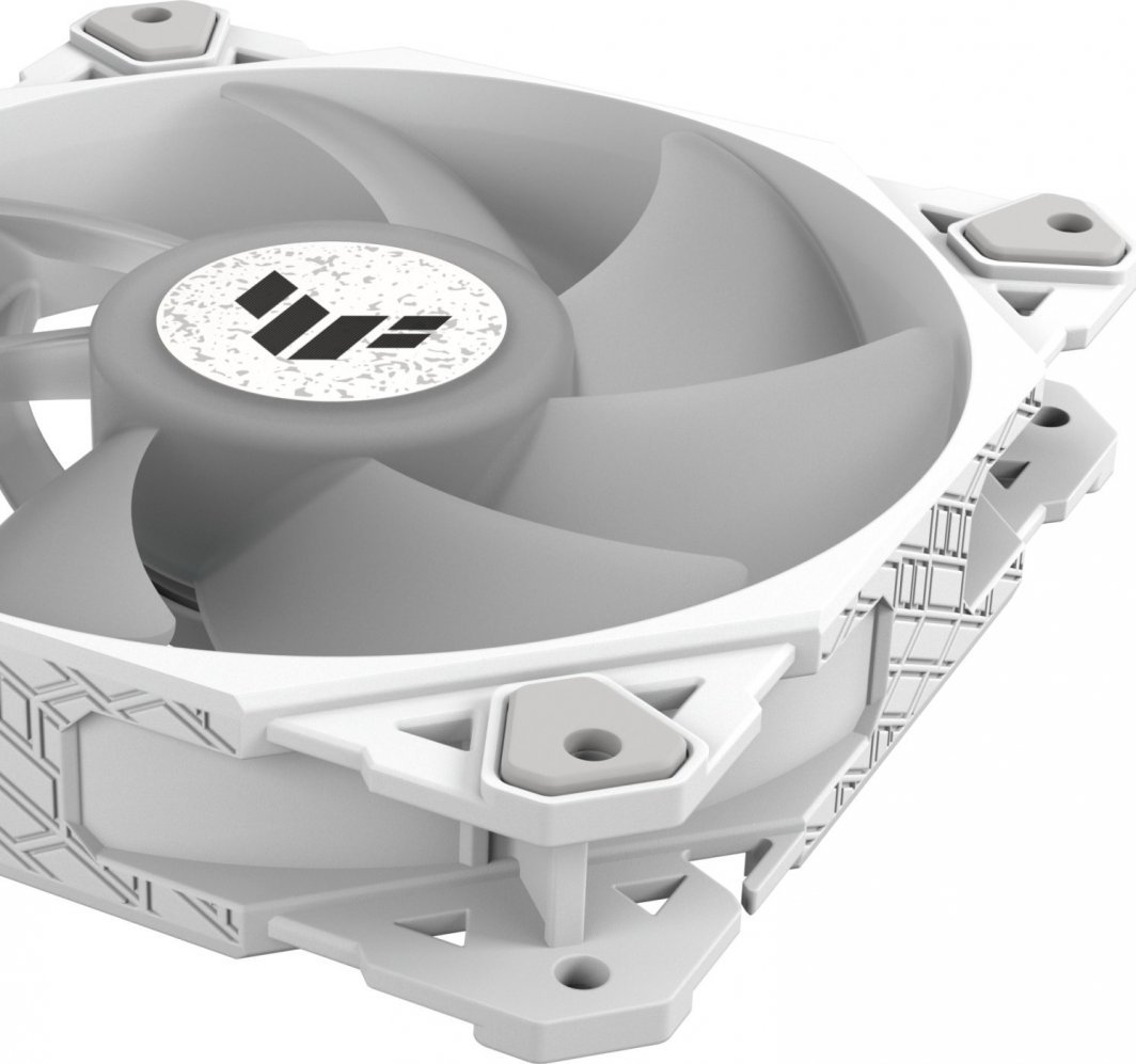 ASUS TUF Gaming TF120 ARGB Fan, 3 Pieces, White - Thumbnail 6