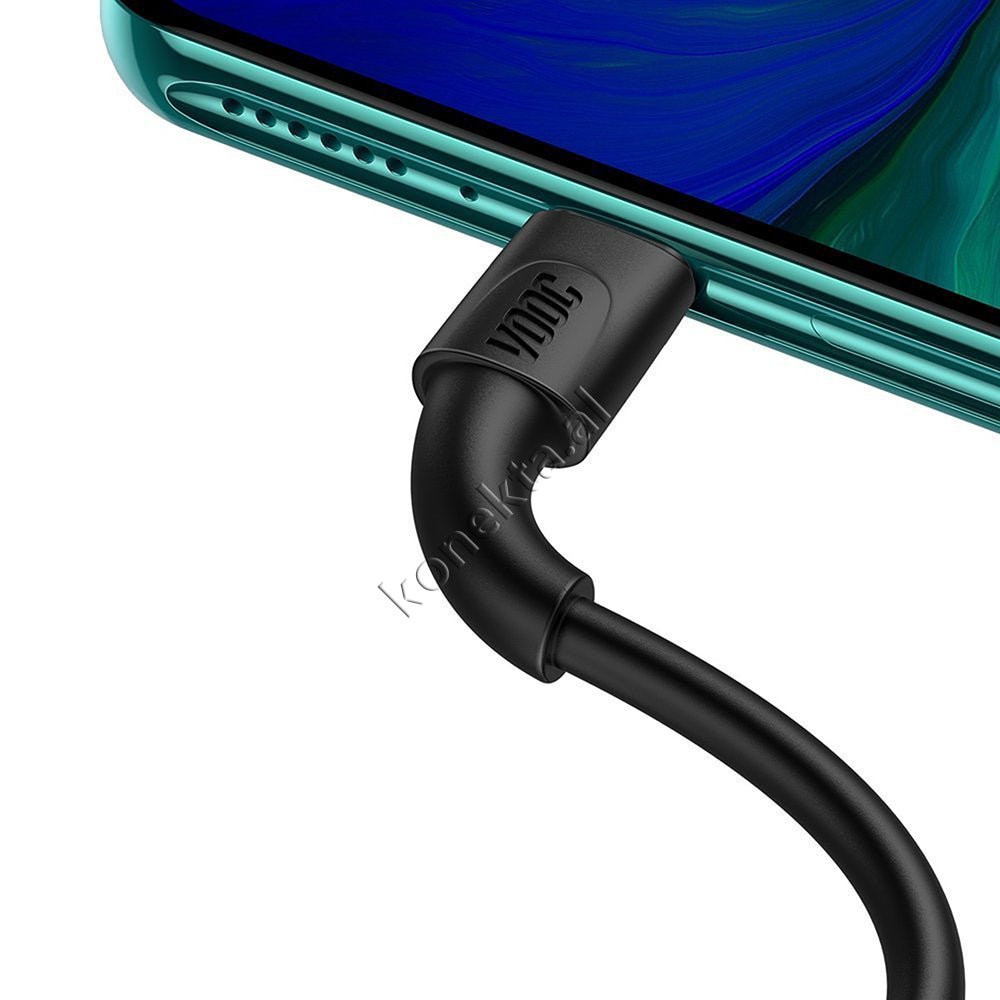 Baseus USB Cable, 1m, Black, Fast Charge 5A - Thumbnail 2