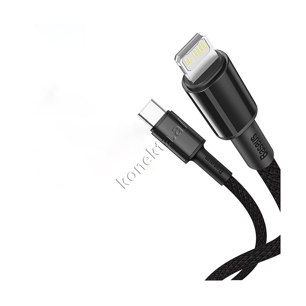 Baseus 2 Ne 1 Type-C Ne Lightning Cable, Fast Charge 20W, PD Protocol, 1m, Black - Thumbnail 3