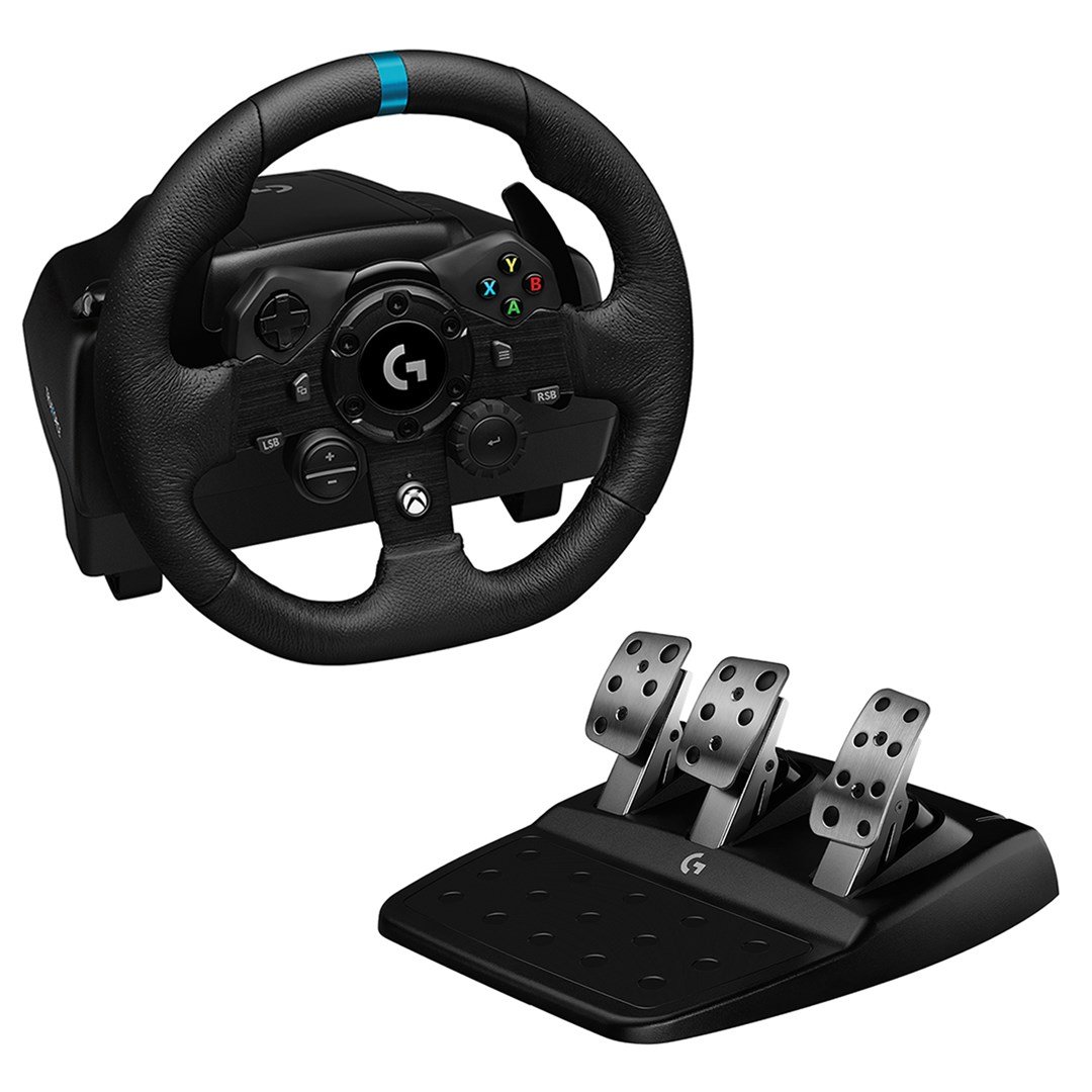 Logitech G G923 Racing Wheel and Pedals for Xbox X|S, Xbox One & PC - Image 1