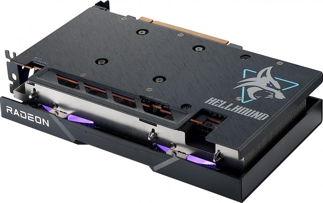 Power Color Radeon RX 7600 Hellhound Graphics Card, 8GB GDDR6 - Thumbnail 5