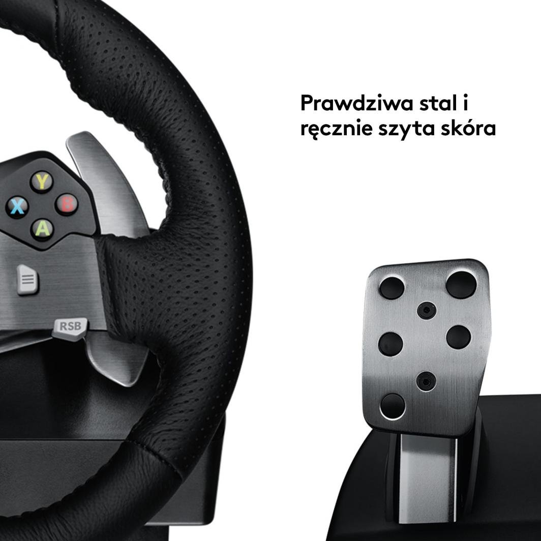 Logitech G920 Racing Wheel, Black - Thumbnail 4