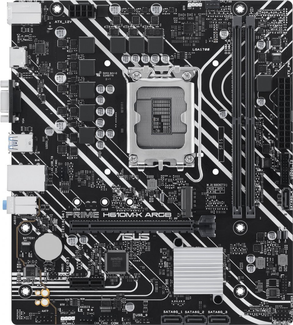Asus PRIME H610M-K Motherboard ARGB - Image 1