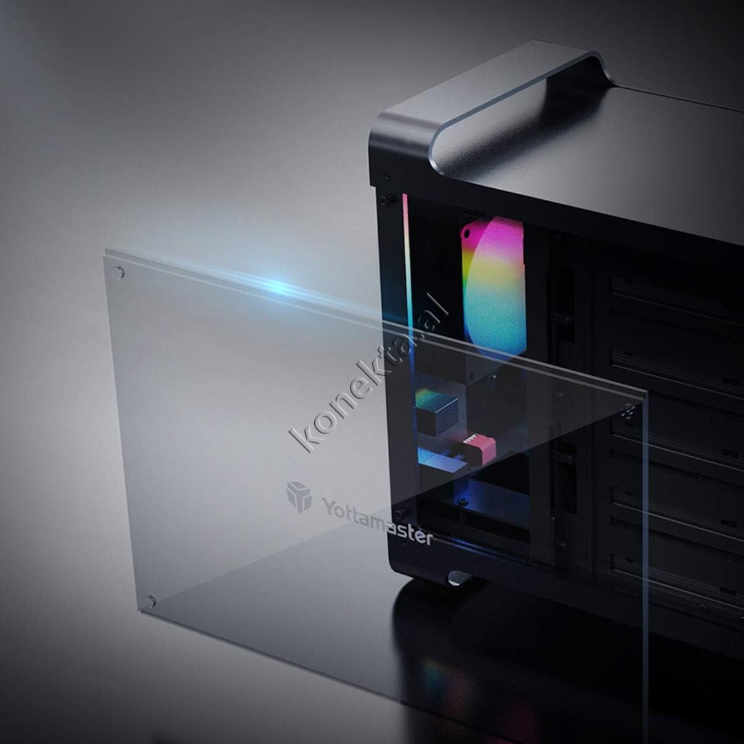 Yottamaster Hard Disk SSD Reader 3.5" / 2.5" 18TB With 5 Bays Up To 90TB Max With RGB Light - Thumbnail 9