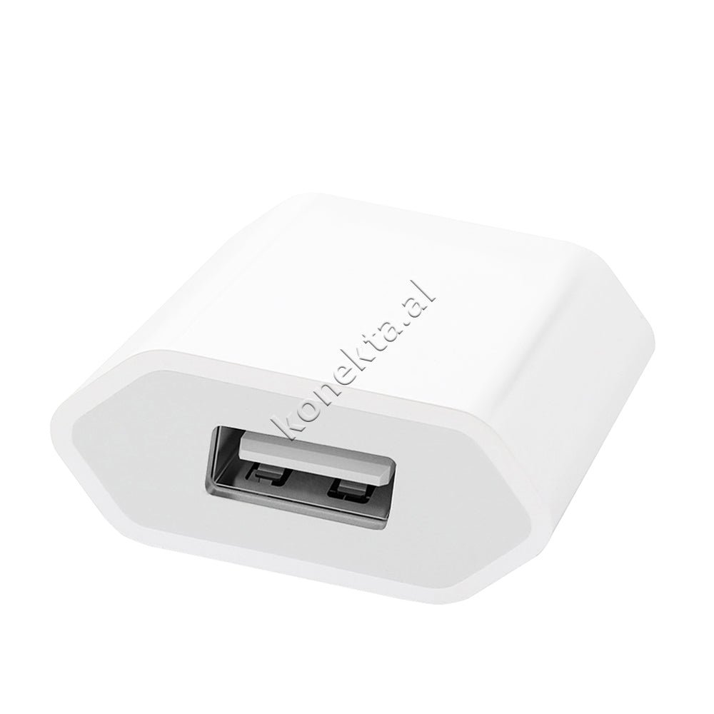 Apple Charger, 5W, 1 USB Port, White - Image 1