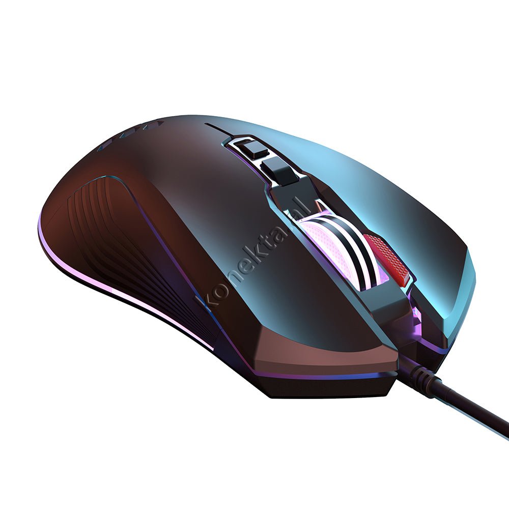 XO Gaming Mouse, Black, Lighting - Thumbnail 3