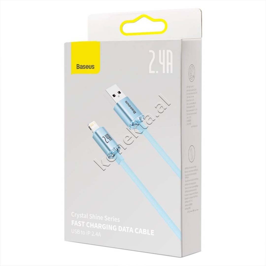 Baseus USB to Lightning Cable, 1.2m, Blue - Thumbnail 10