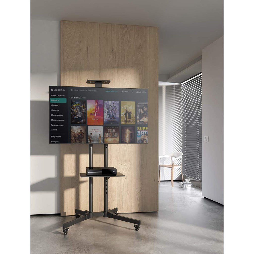 Manhattan TV Mount, 37-65", VESA 200x200 - 600x400mm, 40kg, Black - Thumbnail 10