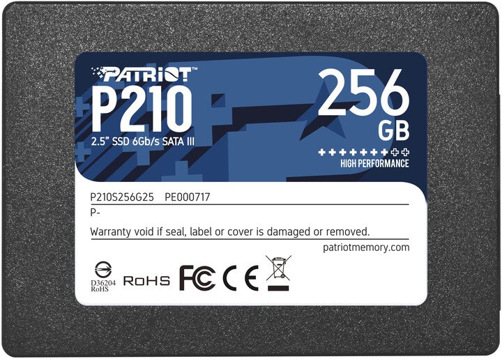 Patriot P210 SSD, 2.5", 256GB - Image 1