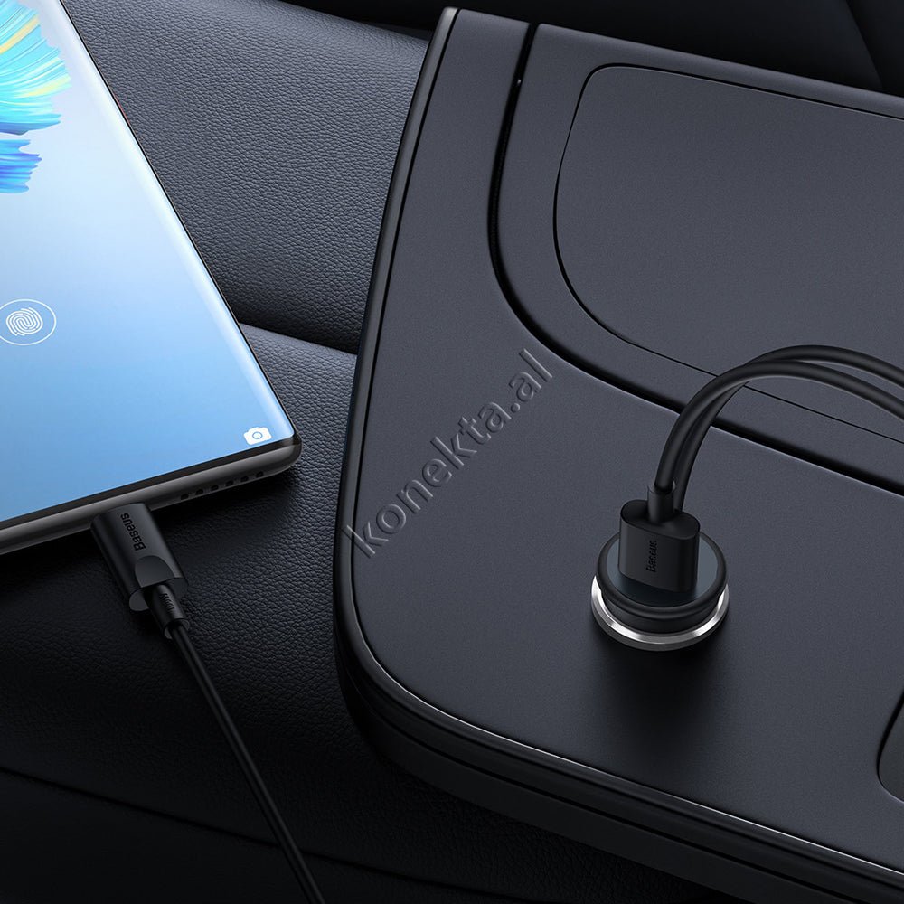 Baseus Car Phone Holder with Wireless Charging and USB Port - Thumbnail 11