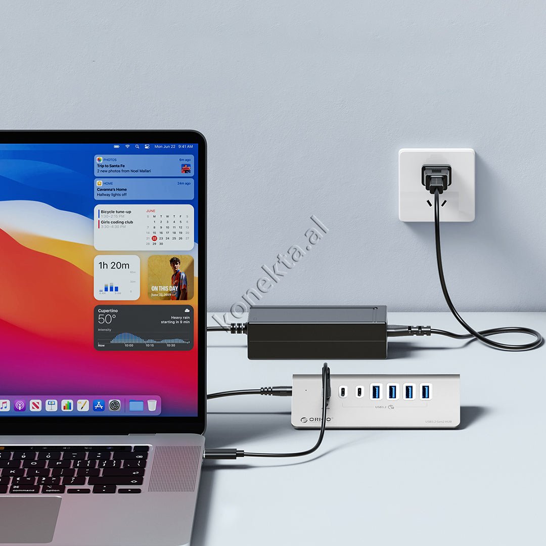 Orico M3U7-G2 USB Hub, 7 Ports USB 3.0, Black - Thumbnail 10