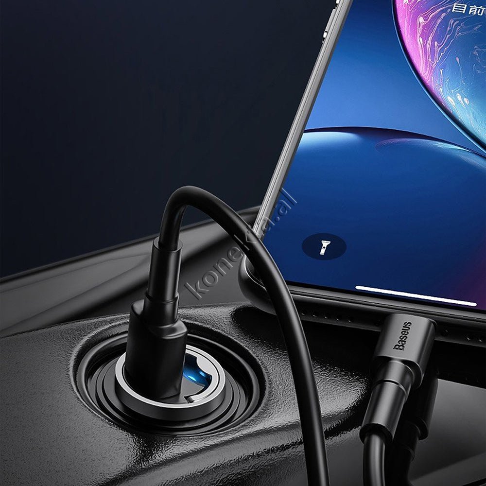 Baseus Adaptor Karikimi Per Makine Fast Charge + Kabell Karikimi - Thumbnail 12