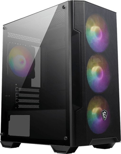 MSI MAG Forge M100A ARGB Case, Black - Image 1
