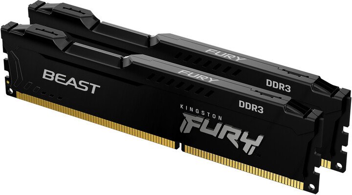 Kingston Fury Beast 16GB (2x8GB) DDR3 1600 CL10 Memory Module - Image 1