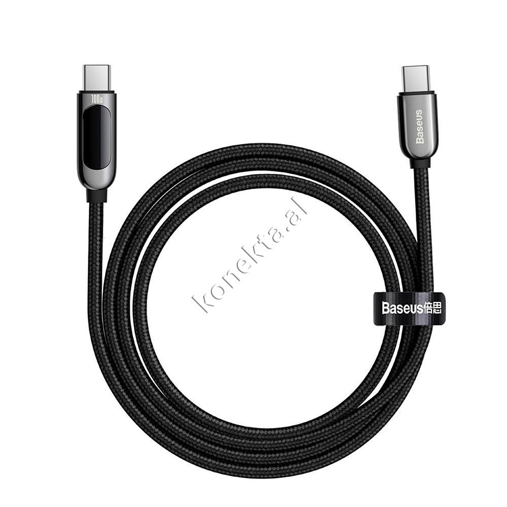 Baseus Type-C to Type-C Charging Cable, 100W, 2m - Thumbnail 5