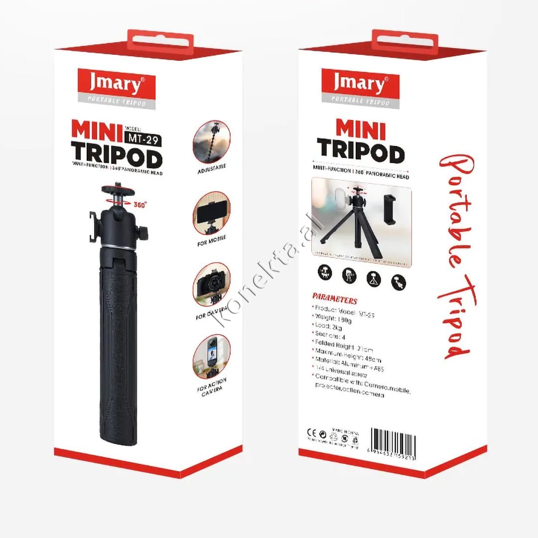 Jmary Tripod, Adjustable Length, Aluminum & ABS - Thumbnail 13