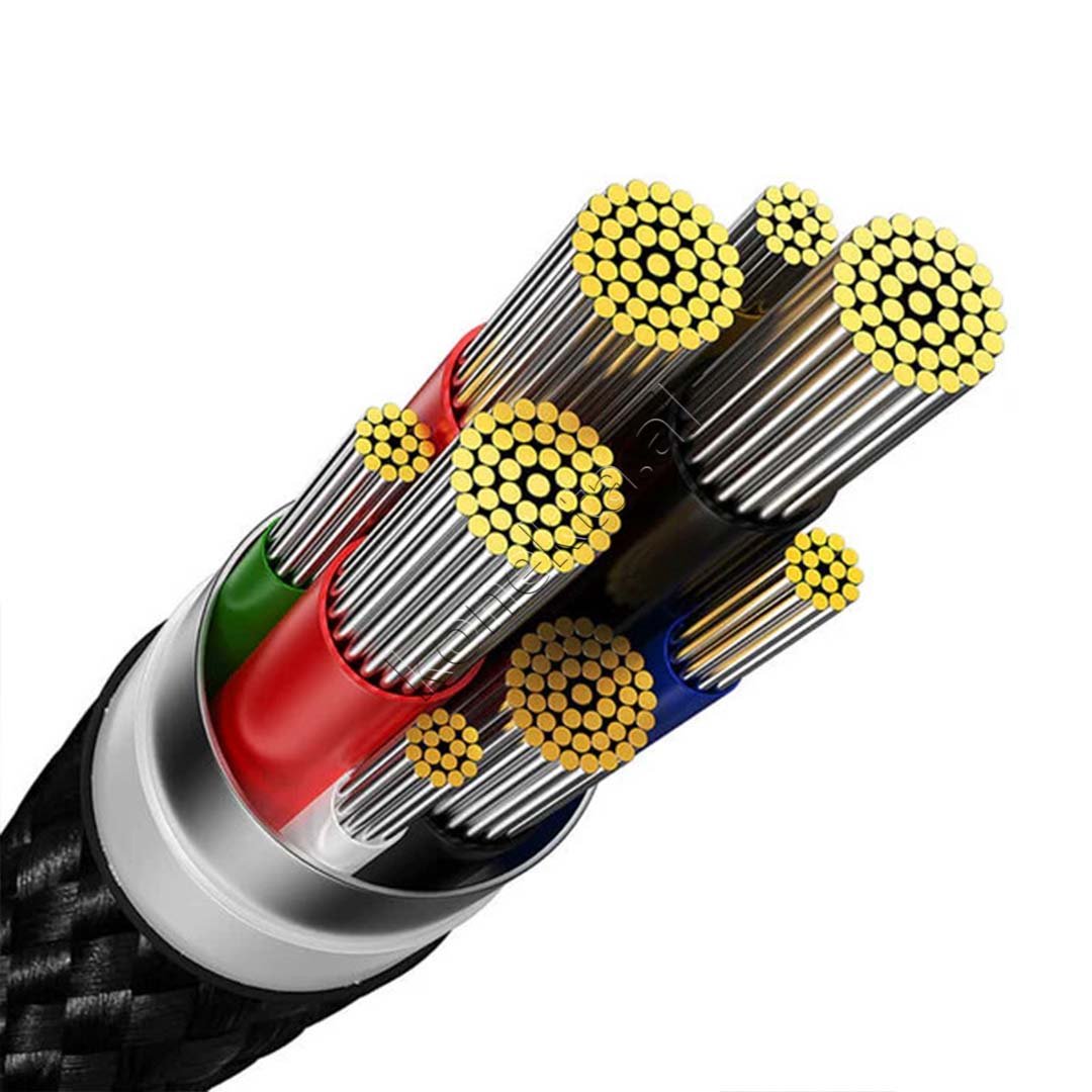 Baseus Type-C to Type-C Charging Cable, 100W, 1m, Black - Thumbnail 5