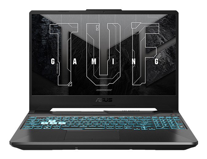Asus TUF Gaming A15 FA506NC Laptop, 15.6", AMD Ryzen 5 7535HS, 16GB RAM, 512GB SSD, GeForce RTX 3050, Black - Image 1