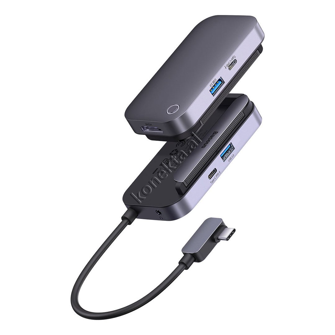 Baseus Multifunctional Type-C Adapter with Tablet Holder and Multiple Ports - Image 1