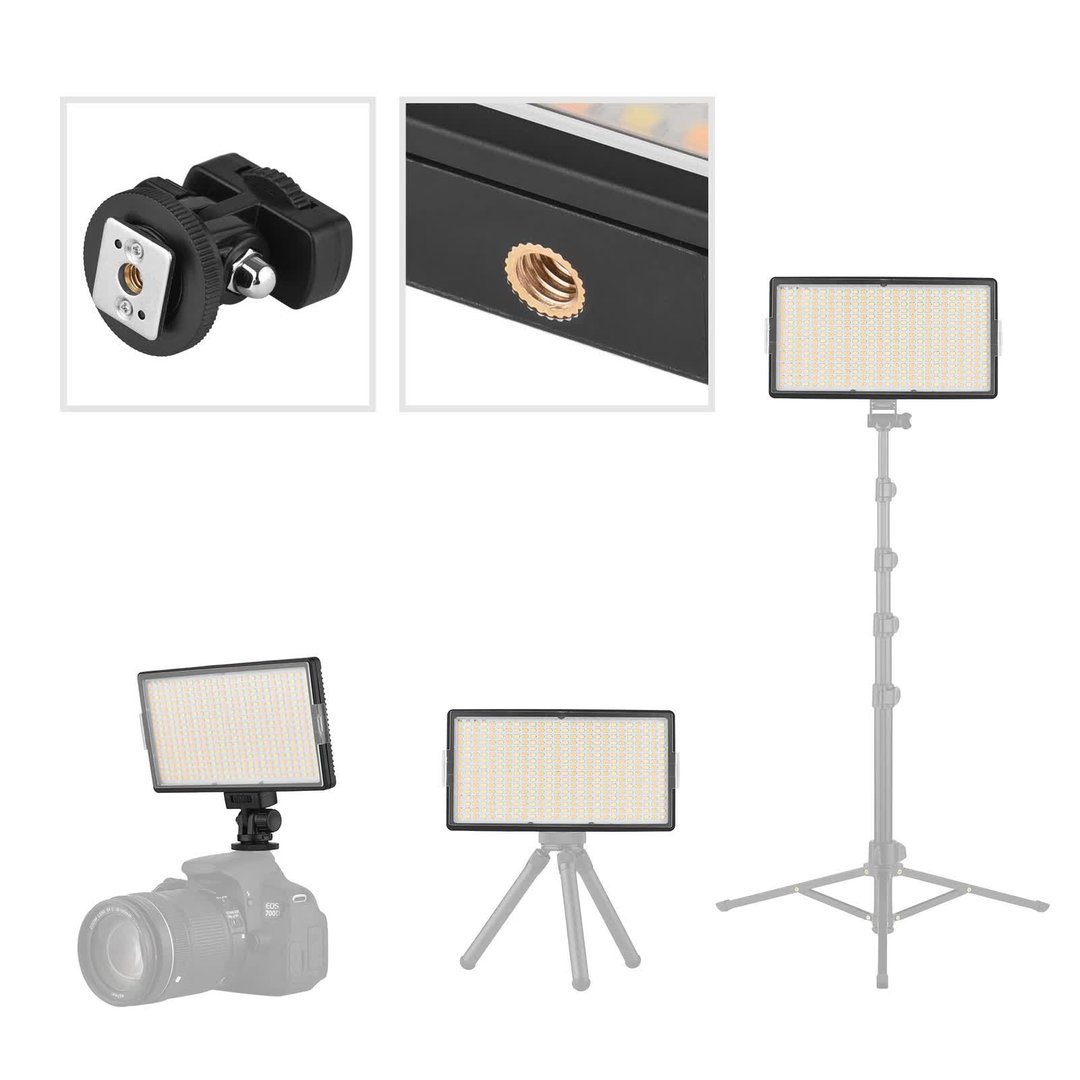 tjetertjeter Trekembesh Tripod Me Drite LED Profesionale - Thumbnail 9