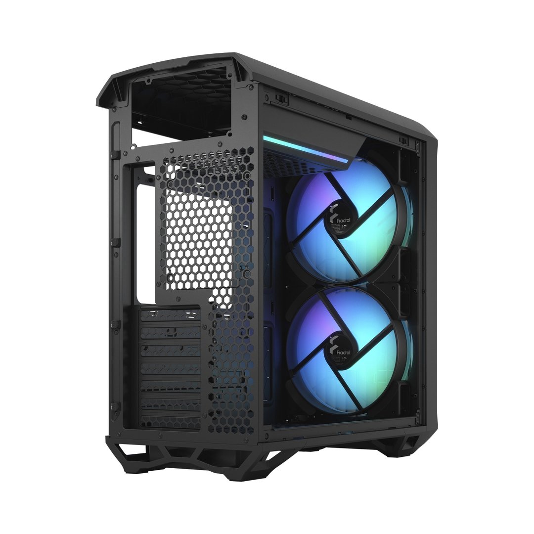 Fractal Design Torrent Compact Case, Black TG, Black - Thumbnail 4