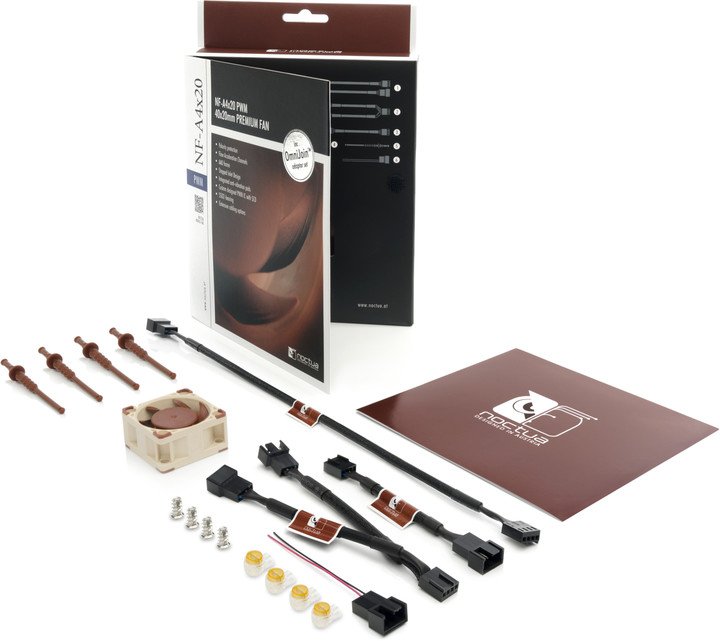 Noctua NF-A4x20-PWM Ventilator, 40x40x20mm, Kafe - Thumbnail 7