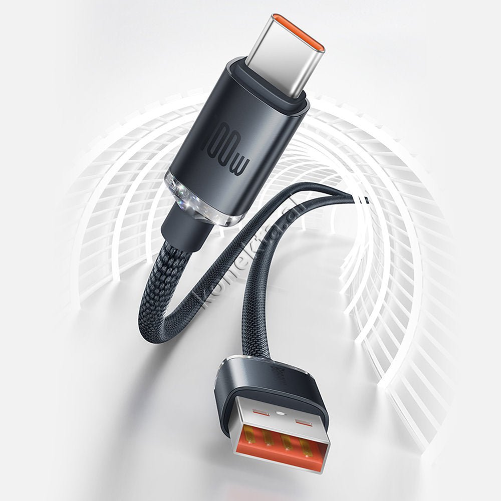 Baseus USB Ne Type-C Charging Cable, 100W, 1.2m - Thumbnail 12