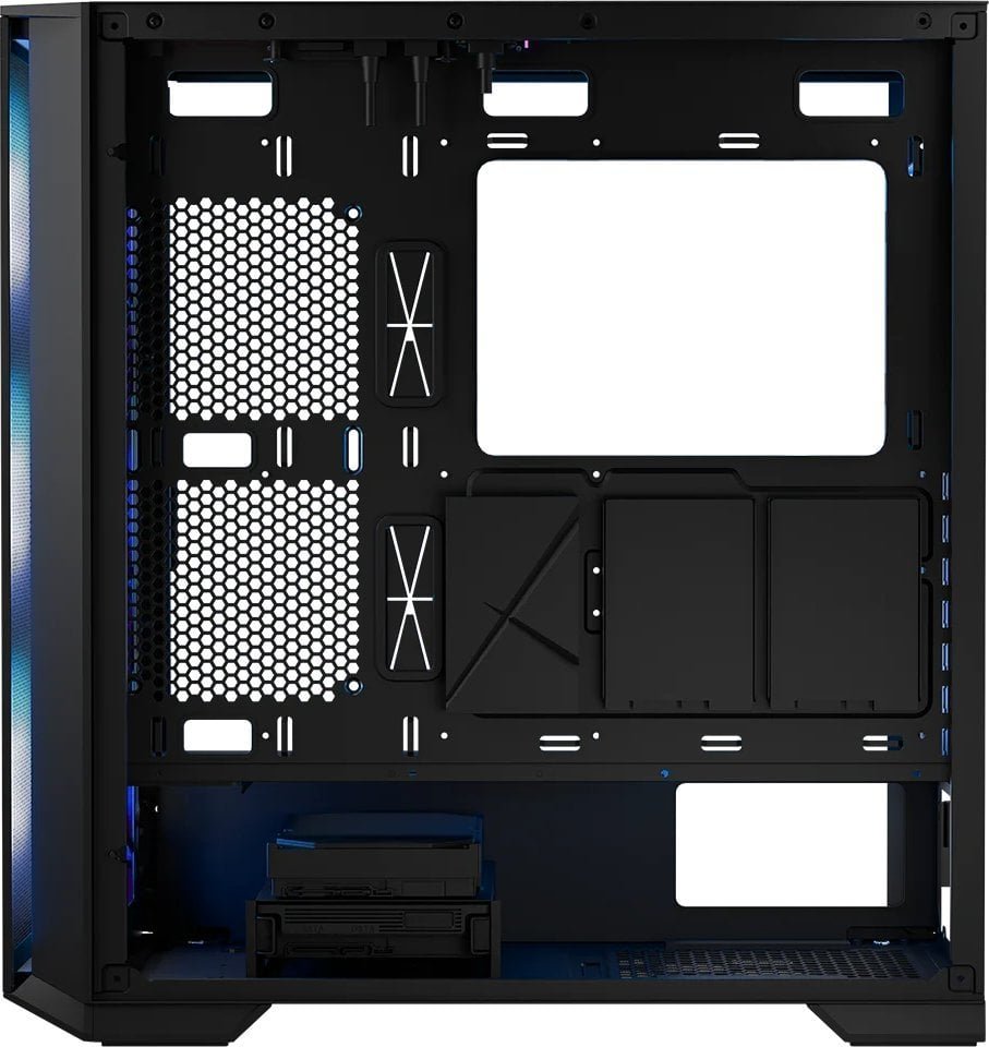 Modecom Horizon Flow ARGB Case, Black, Midi Tower - Thumbnail 3