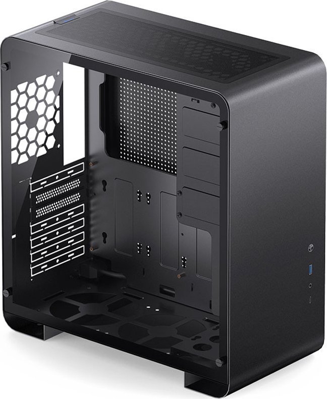 Jonsbo U4 Pro TG Case, Black, Midi Tower - Thumbnail 2