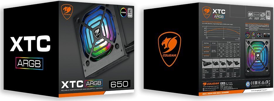 Cougar XTC ARGB 31XG055.0001P Power Supply, 550W - Thumbnail 6