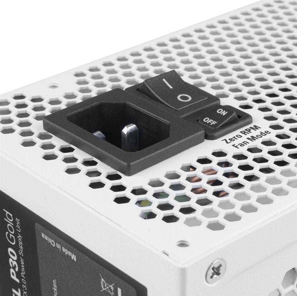 Sharkoon REBEL P30 Gold WH ATX 3.0, 1000W Power Supply - Thumbnail 3