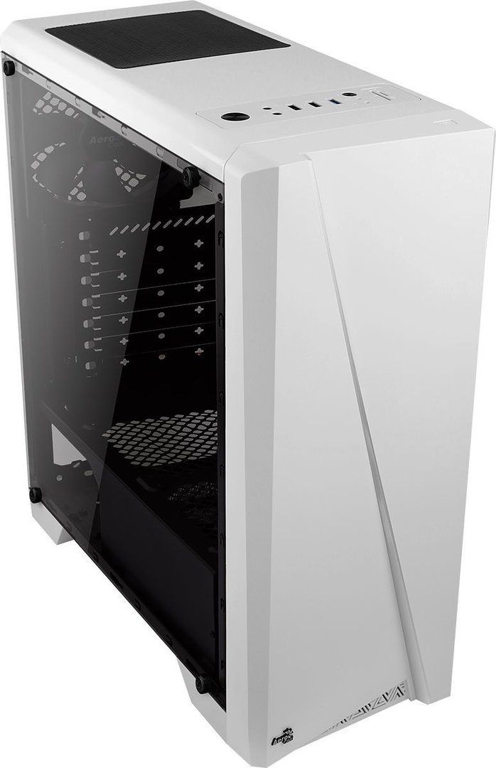 Aerocool Cylon Case, White, Midi Tower - Thumbnail 8