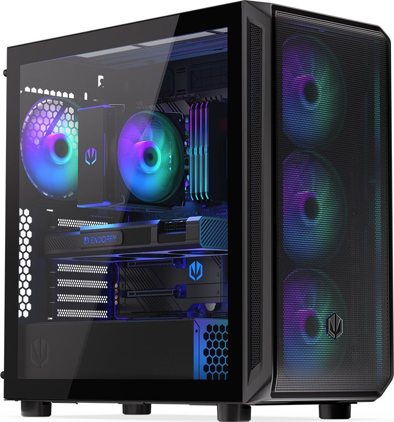 Endorfy Arx 700 Case, ARGB, Midi Tower - Thumbnail 2