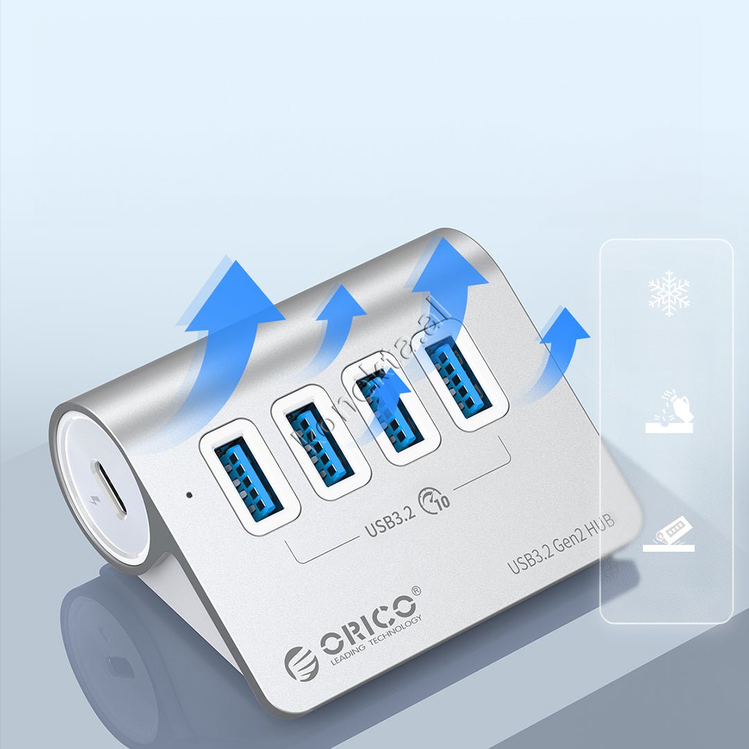 Orico M3U7-G2 USB Hub, 7 Ports USB 3.0, Black - Thumbnail 4