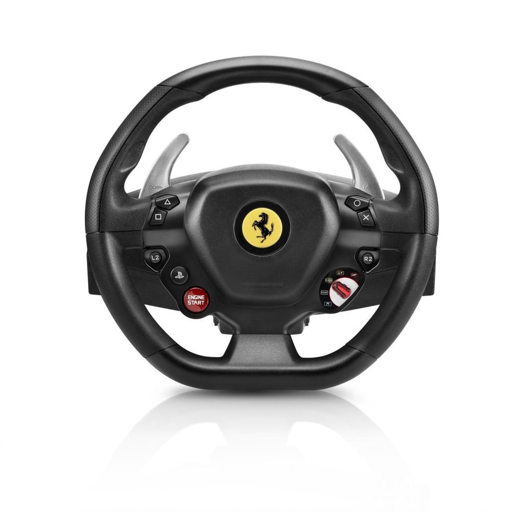 Thrustmaster T80 Ferrari 488 GTB Edition Steering Wheel, Wired, Black - Thumbnail 5