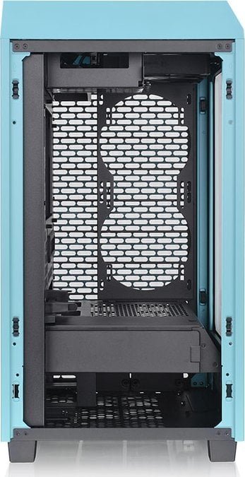 Thermaltake The Tower 200 Case, Turquoise, Mini Tower - Thumbnail 4