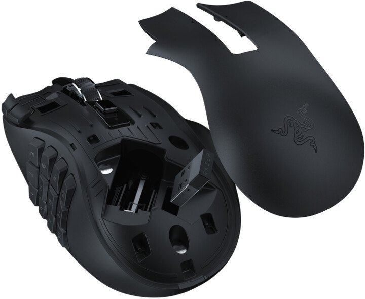 Razer Naga V2 HyperSpeed Mouse, Black - Thumbnail 4