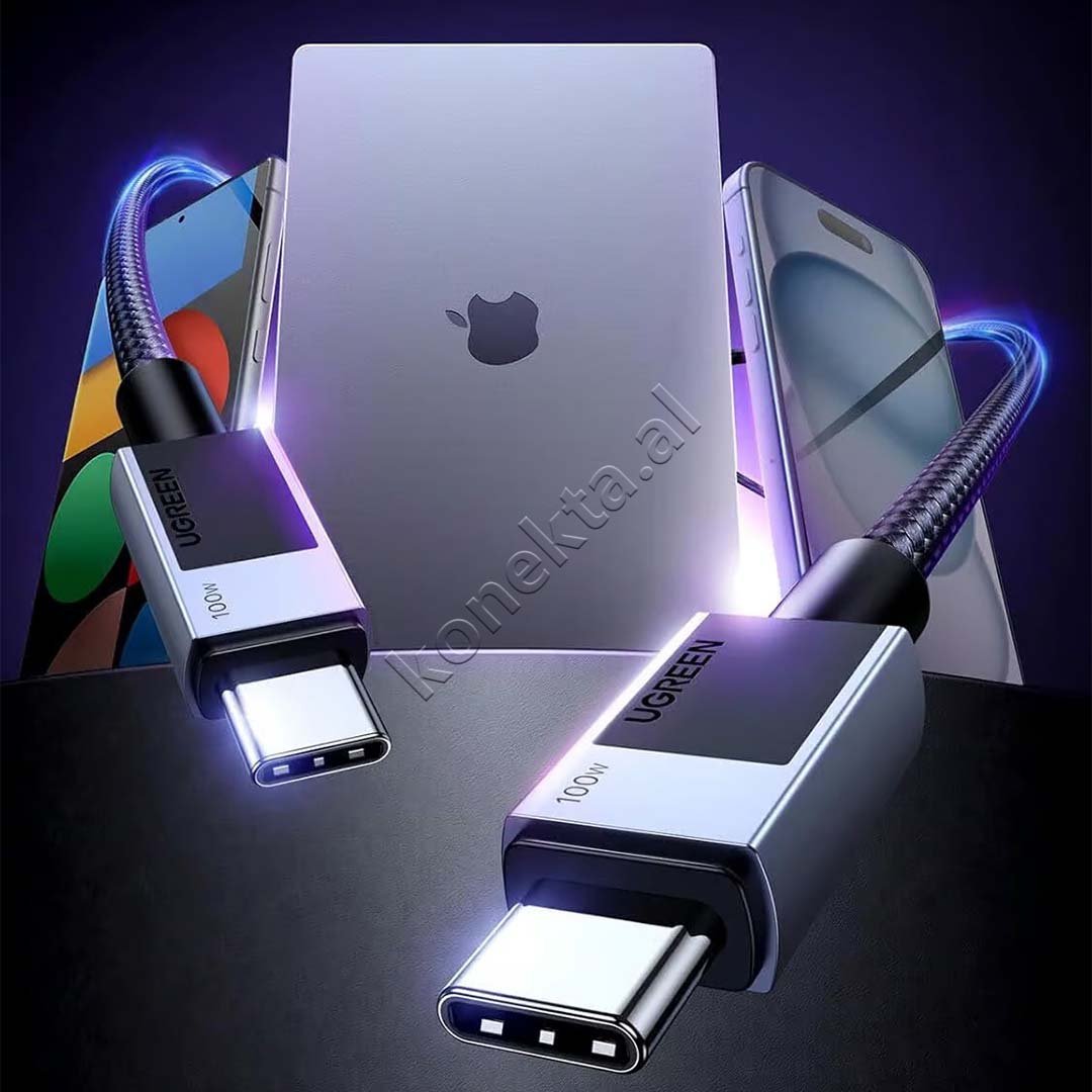 UGreen Type-C Charging Cable, 100W - Thumbnail 2
