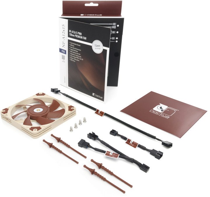 Noctua NF-A12x15-PWM Fan, 120x120x15mm - Thumbnail 7