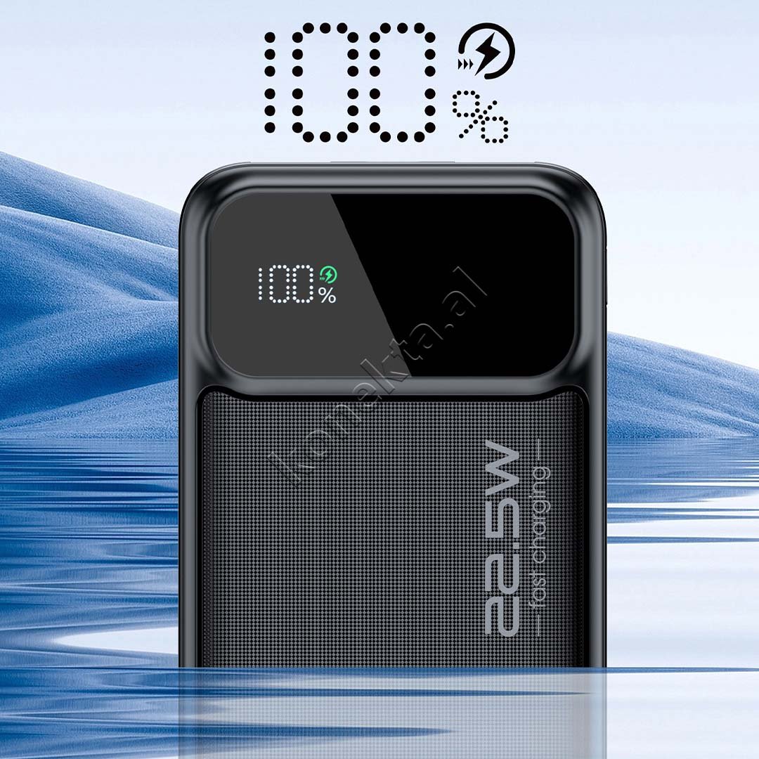 Choetech 10000mAh Power Bank, Black - Thumbnail 5